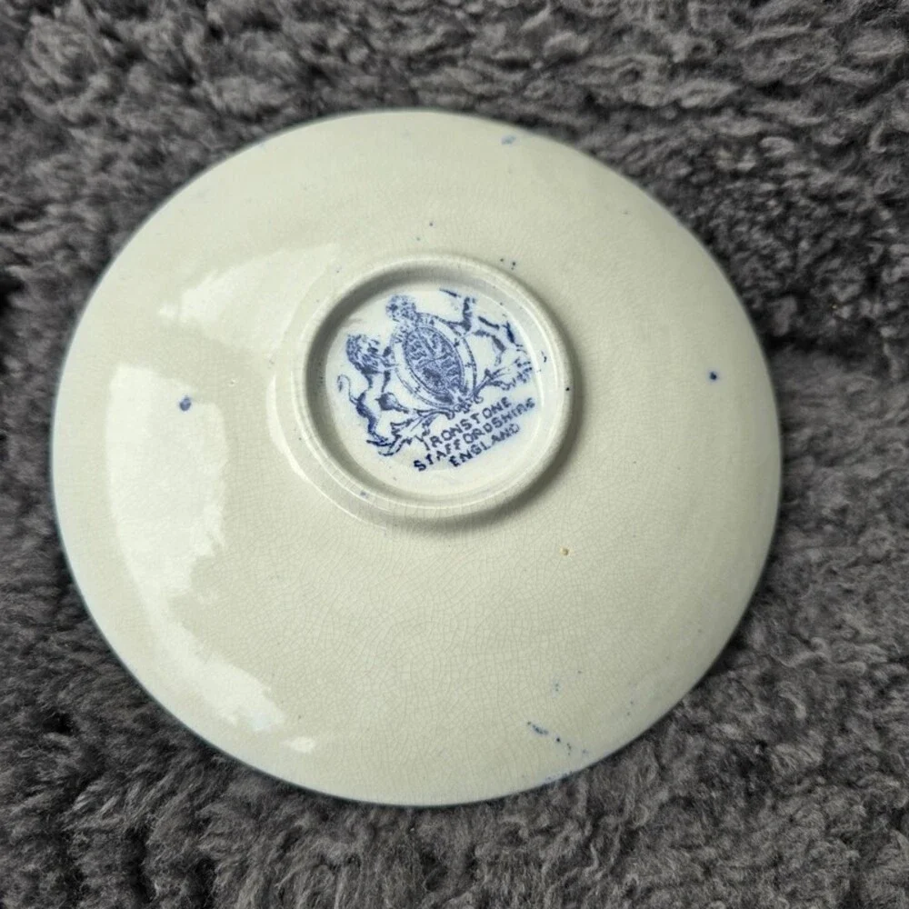 Antique Victorian Blue Rose 6
